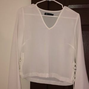 White long sleeve shirt
